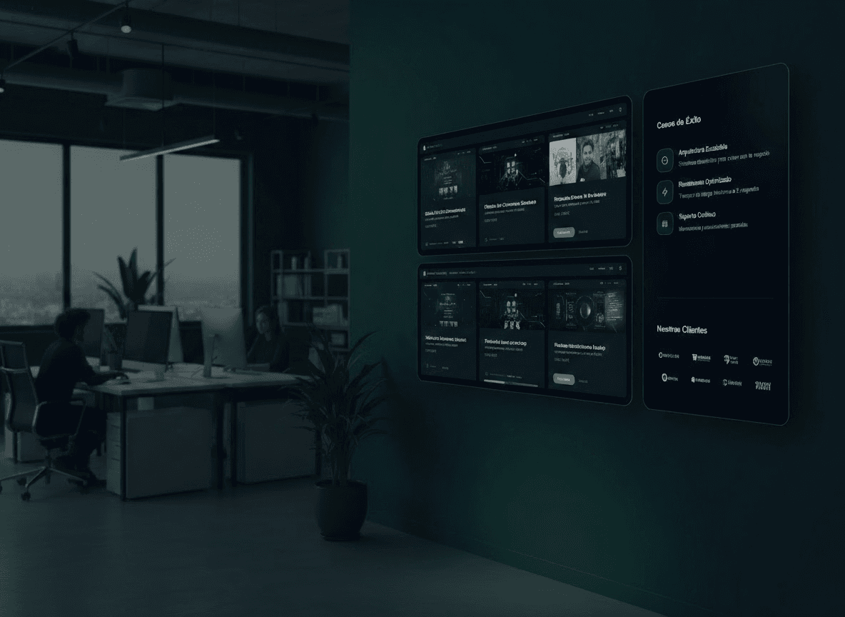 Artificial Webs dashboard